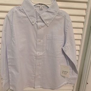 Crown & ivy boys dress shirt 3t button up